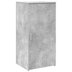 vidaXL Bureau de réception gris béton 155x50x103 5cm bois d'ingénierie