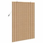 vidaXL Store enrouleur Marron Clair 110 x 160 cm Bambou