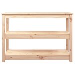 vidaXL Table console 110x40x74 cm Bois massif de pin