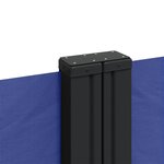 vidaXL Auvent latéral rétractable bleu 100x1000 cm
