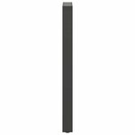 vidaXL Pieds de table de bar Anthracite 2 pièces 40 x (100-101) cm Acier