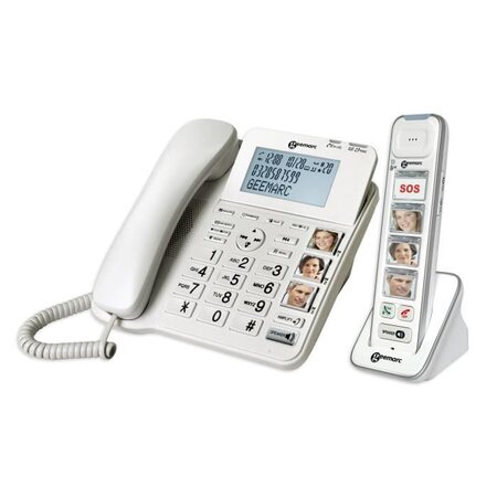 GEEMARC Téléphone filaire AMPLIDECT COMBI-PHOTO 295 + PhotoDECT 295