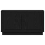 Meuble TV vidaXL Noir Chêne 80x35x45 cm En Bois Agencé