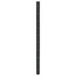 vidaXL Membrane anti-mauvaises herbes noir 2x50 m PP