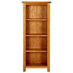 vidaXL Bibliothèque à 4 niveaux 45x22x110 cm Bois de chêne massif