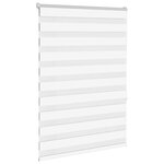 vidaXL Store zèbre blanc 110x150 cm largeur du tissu 105 9cm polyester