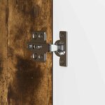 vidaXL Meuble TV Chêne fumé 150 x 31 x 47 cm Bois d'ingénierie