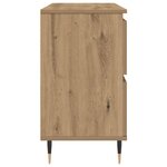 vidaXL Armoire de salle de bain chêne artisanal bois d'ingénierie