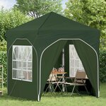 vidaXL Tente de fête pop-up 192 x 192 x 245 cm Vert