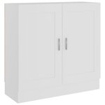 vidaXL Bibliothèque Blanc 82 5x30 5x80 cm Bois d'ingénierie