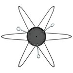 vidaXL Pied de Sapin de Noël 1.73 Noir 49 x 49 x 15 5 cm Acier