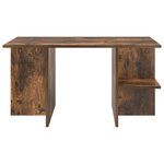 vidaXL Table basse Chêne Fumé 87 x 50 x 45 cm Bois d’ingénierie