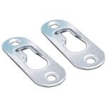Vidaxl tables de chevet flottantes 2 pièces blanc brillant 40x30x15 cm