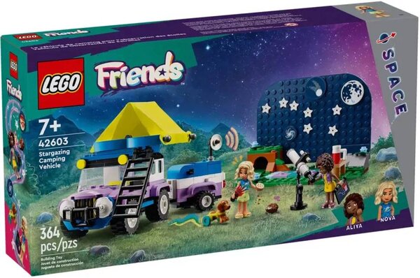 LEGO Friends - Camping-Car d'Observation des Étoiles 42603 pour Aventures Astronomiques