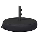 vidaXL Base de parasol de patio 53 x 53 x 40 cm Acier Noir
