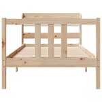 vidaXL Cadre de lit avec tête de lit sans matelas 90x190 cm
