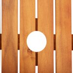 vidaXL Ensemble à manger de jardin 7 Pièces avec coussins Acacia solide