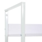 vidaXL Bibliothèque à 5 niveaux noir 60x27 6x158 5cm bois d'ingénierie