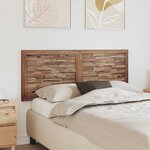 vidaXL Tête de lit Naturel Bois de teck massif