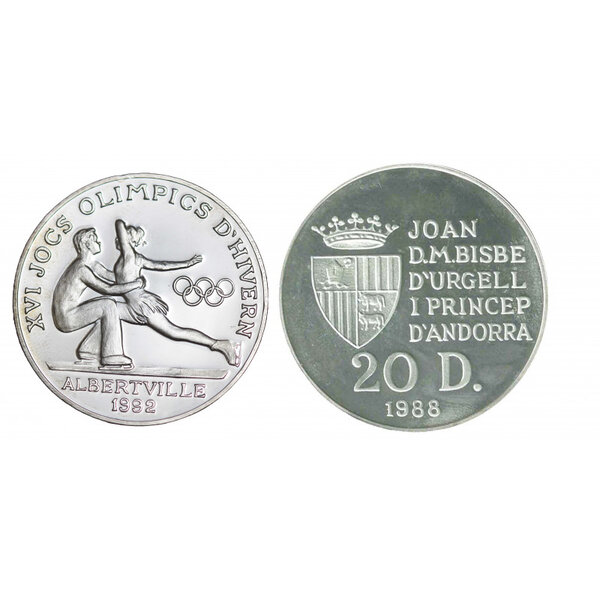 Andorre - jeux olympiques 1992 patinage artistique