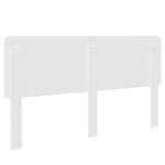 vidaXL Tête de lit Blanc Brillant 200 cm Bois d'ingénierie