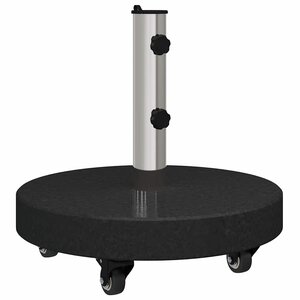 vidaXL Pied de parasol Noir 45 x 45 x 45 cm Granite