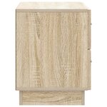 vidaXL Cabinet de chevet avec tiroir Chêne Sonoma 62 x 34 5 x 44 5 cm