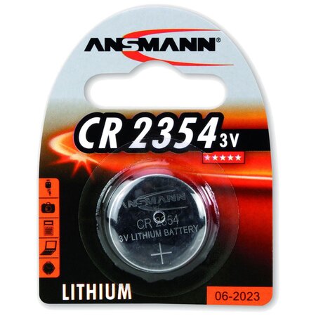 Ansmann pile bouton 3V Lithium CR2354, blister 1 pièce (1516-0012)