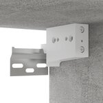 vidaXL Meuble TV suspendu Gris béton 100x30x26 5 cm Aggloméré