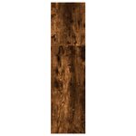 vidaXL Bibliothèque chêne fumé 40x30x114 cm bois d'ingénierie