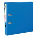 Classeur À Levier Prem'touch Intérieur Et Extérieur En Polypropylène - Dos 80mm - A4 Maxi - Bleu - X 10 - Exacompta