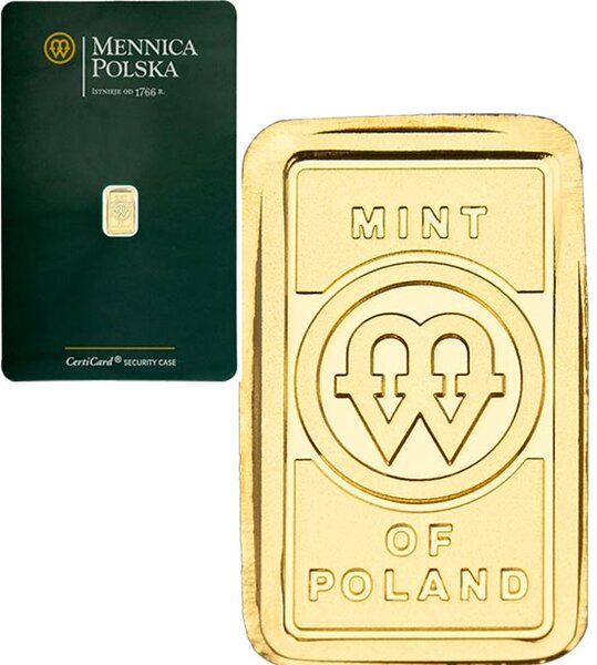 Pièce de monnaie en Or g 0.5 Millésime Small Gold Mennica Polska SMALL GOLD