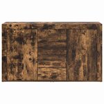 vidaXL Buffet Chêne fumé 120 x 36 x 69 cm Bois d'ingénierie