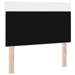 vidaXL Tête de lit Montage mural avec tête de lit Blanc 100 cm PVC