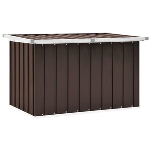 vidaXL Coffre de rangement de jardin Marron 109x67x65 cm