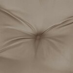 vidaXL Coussin de banc de jardin taupe 180x(50+50)x7 cm tissu oxford