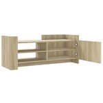 vidaXL Meuble TV Chêne sonoma 100x35x40 cm Bois d'ingénierie
