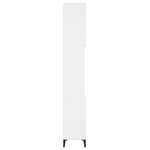 vidaXL Armoire de salle de bain blanc 30x30x190 cm bois d'ingénierie