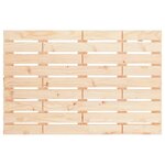 vidaXL Tête de lit murale 81x3x63 cm Bois massif de pin