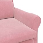 vidaXL fauteuil Rose 76 x 94 x 102 cm Velours
