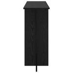 vidaXL Table console Chêne noir 100 x 30 x 75 cm Bois d'ingénierie