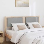 vidaXL Tête de lit Autre Marron 150 cm Bois massif en pin