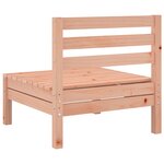 vidaXL Canapés de jardin sans accoudoirs 2 Pièces bois massif douglas