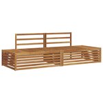 vidaXL 2 pc Ensemble de canapés d'extérieur Bois d'Acacia Massif