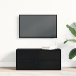 Meuble TV vidaXL en chêne artisan 80x34x35 5 cm en bois d'ingénierie