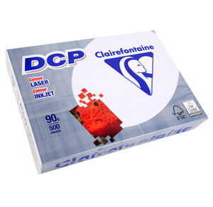 Ramette 500 Feuilles Papier 90g A4 210x297 mm Certifié FSC Blanc CLAIREFONTAINE