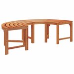 vidaXL Banc d'Arbre 2 Pièces Marron 160 x 160 x 45cm
