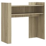 vidaXL Table console chêne sonoma 100x35x90 cm bois d'ingénierie
