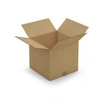 Caisse carton brune double cannelure raja 38x38x35 cm (lot de 10)