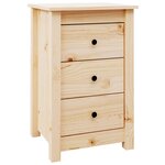 vidaXL Table de chevet 40x35x61 5 cm Bois de pin massif